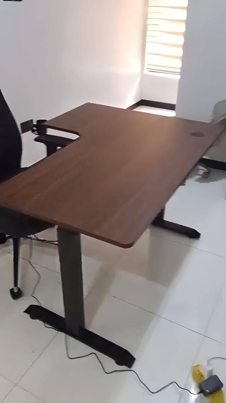 L-Shaped Electric Standing Desk
